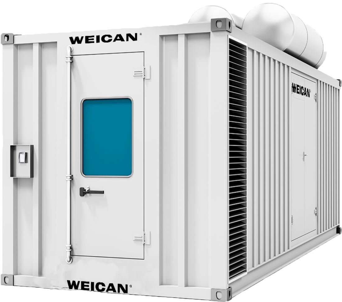 Газопоршневая электростанция WEICAN в контейнере